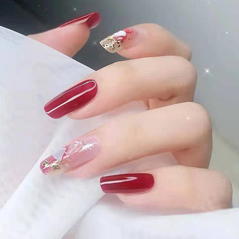 12 Grids/Box Gold Nail Foil Sticker For Girls Nail Art